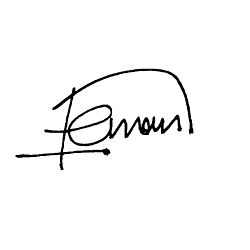 Eeman Majumder's signature